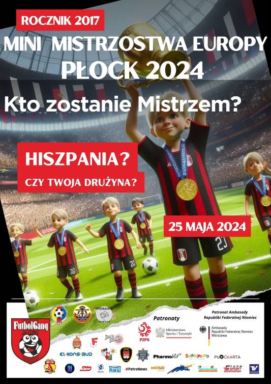 Wydarzenie: Mini Mistrzostwa Europy Płock 2024, Kiedy? 2024-04-24 08:00, Gdzie? Płock